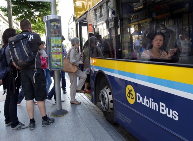 File Photo Bank Holiday travel headaches as bus workers stage day of action.