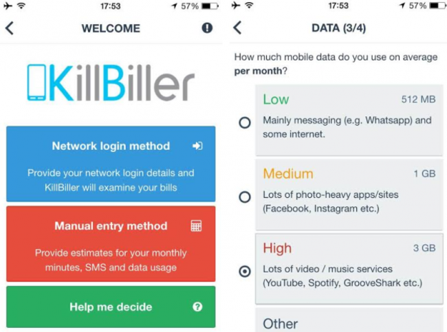 KillBiller iOS