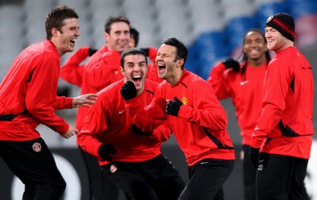 Soccer - Manchester United Training Session - Stade Gerland
