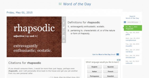 Word of the day