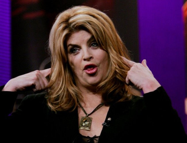 Kirstie Alley at the meeting of the Television Critics Association in Universal City, Calif