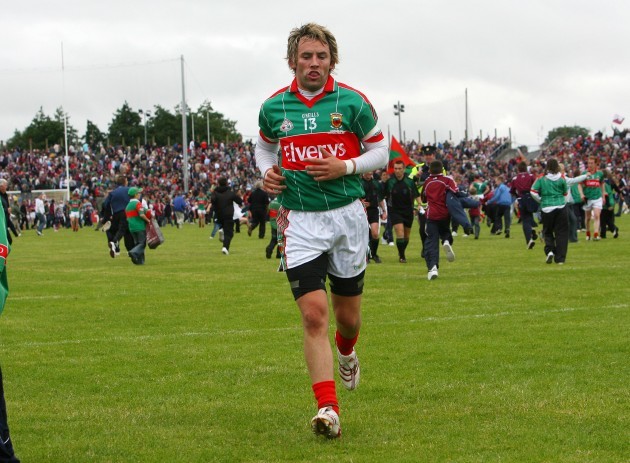 Conor Mortimer makes his way back to the dressing rooms