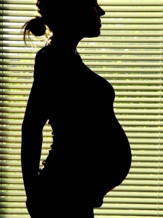 pregnant silhouette