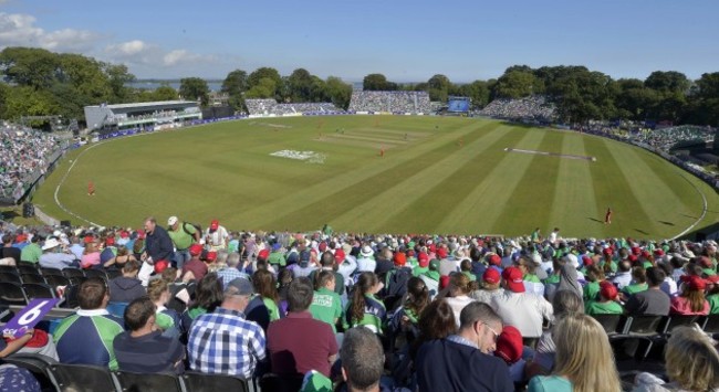 A general view from Malahide Cricket Ground 3/9/2013