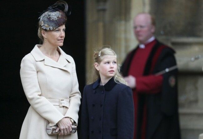 Easter Sunday service at Windsor Castle