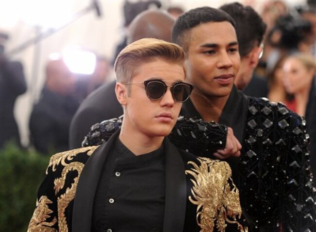 Justin Bieber, Olivier Rousteing