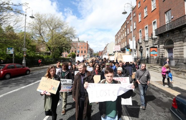 05/05/2015. International Students Protest. Pictur