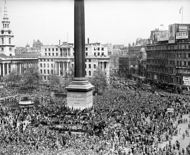 World War Two - UK & Commonwealth - Home Front - VE Day - London - 1945
