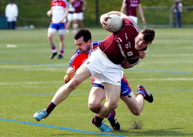 Gerard McCartan with Damien Comer