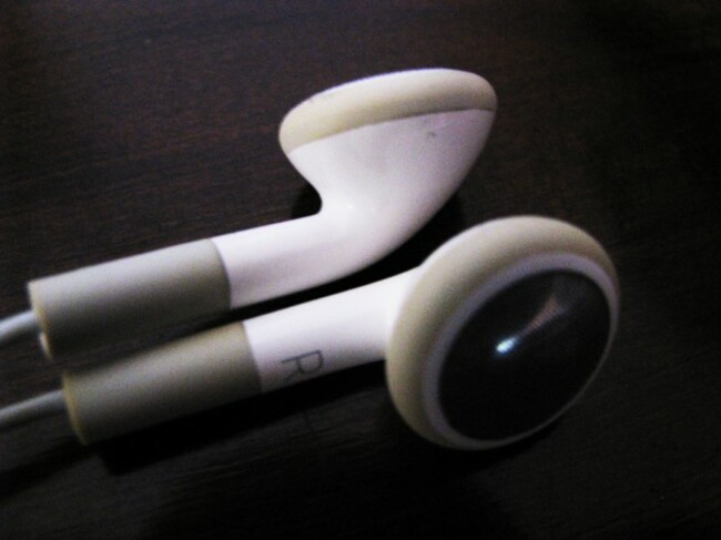 My iPod earphones