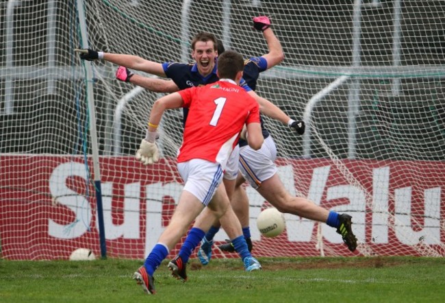 Conor Sweeney celebrates