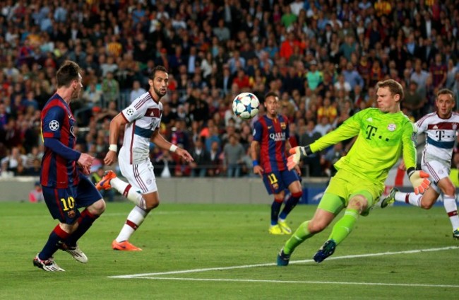 Soccer - UEFA Champions League - Semi Final - First Leg -Barcelona v Bayern Munich - Nou Camp