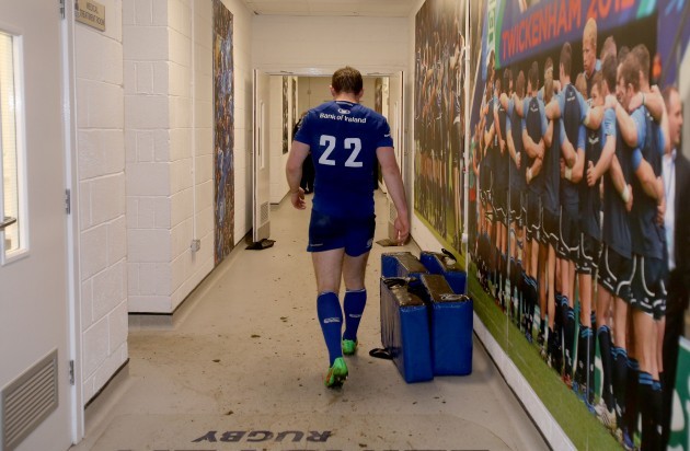 Gordon D'Arcy leaves the RDS pitch for the final time