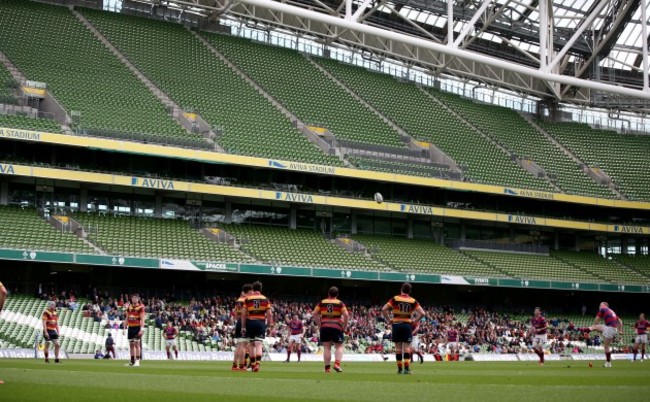 Rob Keogh kicks a penalty