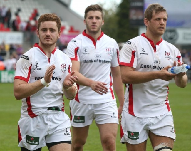 Paddy Jackson after kicking a conversion to end the game in a draw