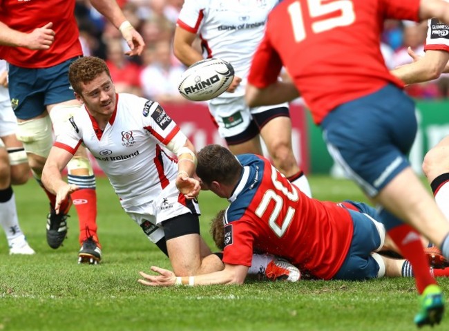 Paddy Jackson with Jack O'Donoghue