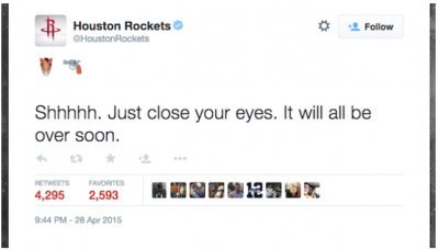 a-tweet-that-hinted-at-violence-cost-the-houston-rockets-digital-communication-manager-his-job