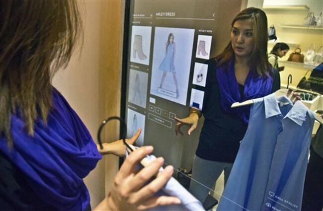 High Tech Fitting Rooms