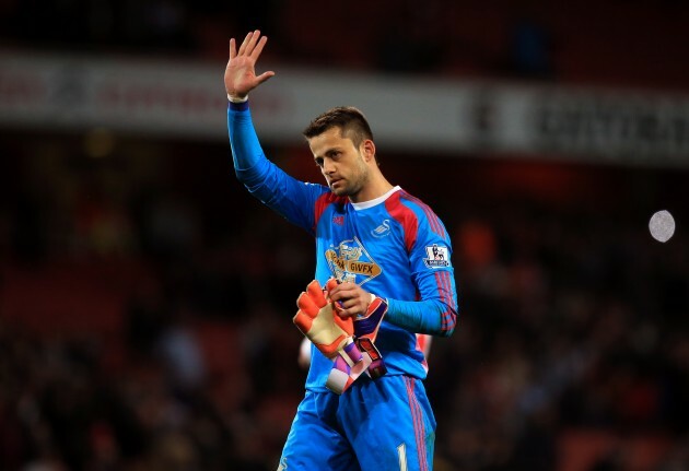 Soccer - Barclays Premier League - Arsenal v Swansea City - Emirates Stadium