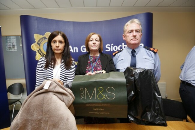 An Garda media briefing at Clondalkin