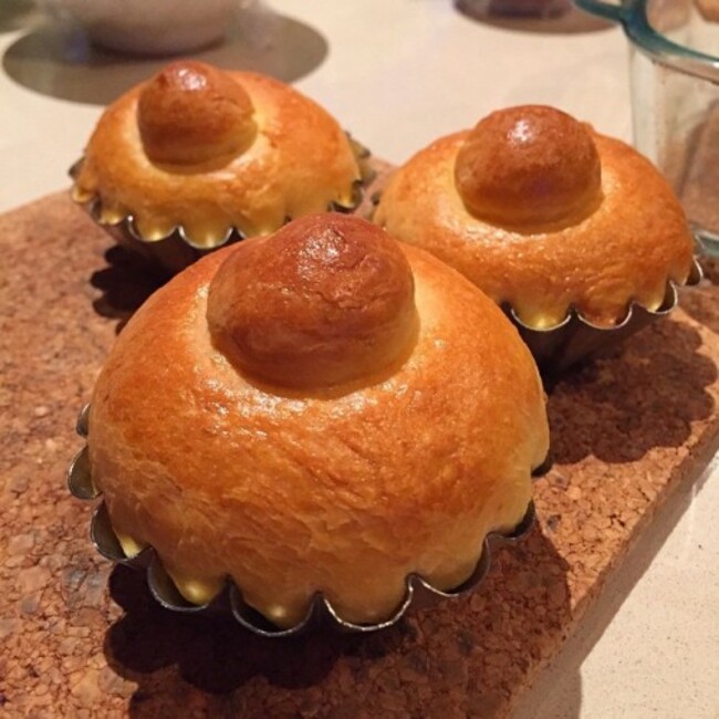 Homemade brioche! Only took me all day... #Brioche #Homemade #Baking #Boulangerie #BakingAtHome #StillNotABaker #IHateBaking #HomemadeBrioche #LooksLikeABoob