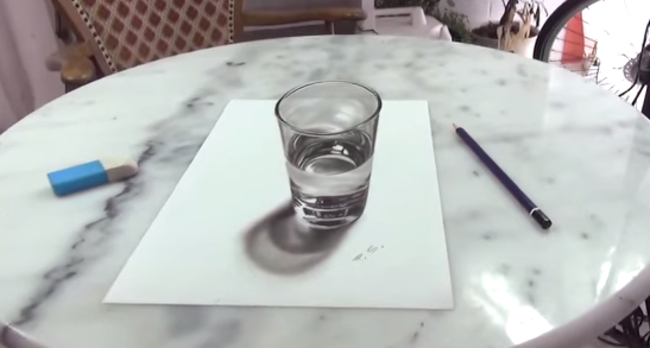 glass of water