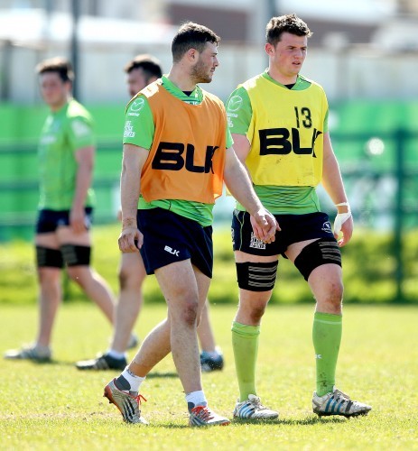 Robbie Henshaw and Eoghan Masterson