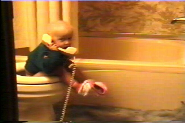 Lacy On the Phone & Toilet