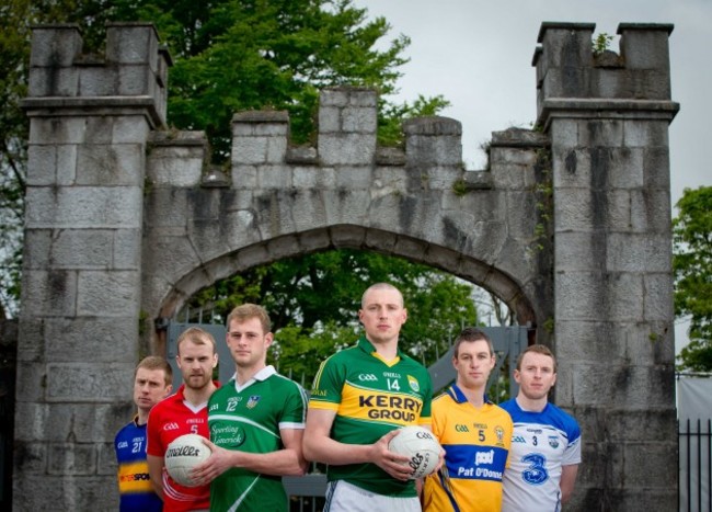 Tipperary's Brian Fox, Michael Shields (Cork), Darragh Treacy (Limerick), Kerry's Kieran Donaghy, David Tubridy (Clare) and Thomas O'Gorman (Waterford)