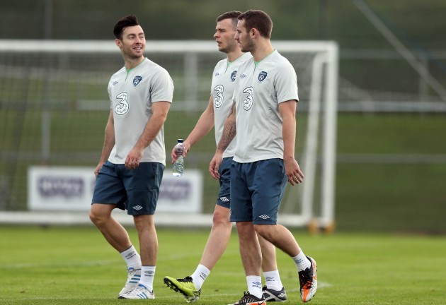 Richie Towell, Andy Boyle and Curtis Byrne 8/10/2013