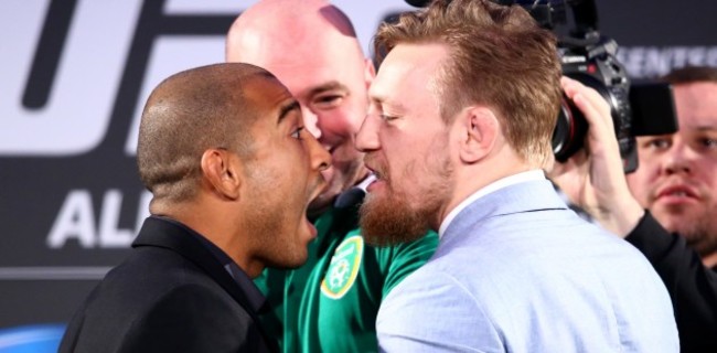 Jose Aldo and Conor McGregor