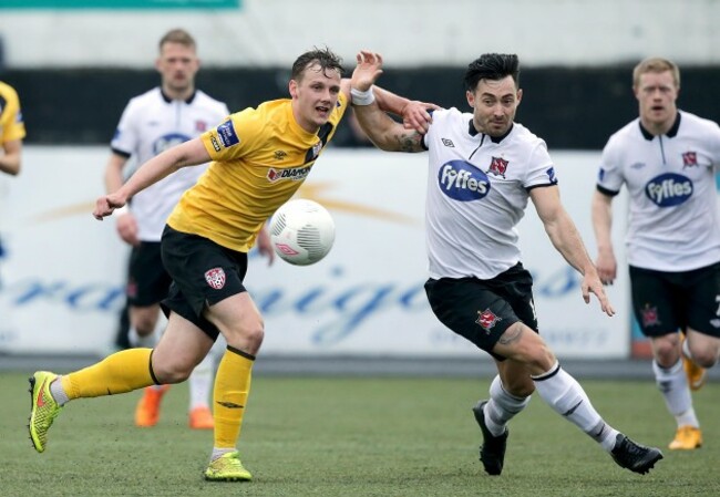 Richie Towell with Seanan Clucas