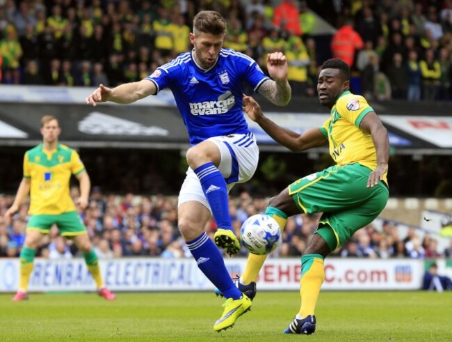 Soccer - Sky Bet Championship - Play Off Semi Final - First Leg - Ipswich Town v Norwich City - Portman Road