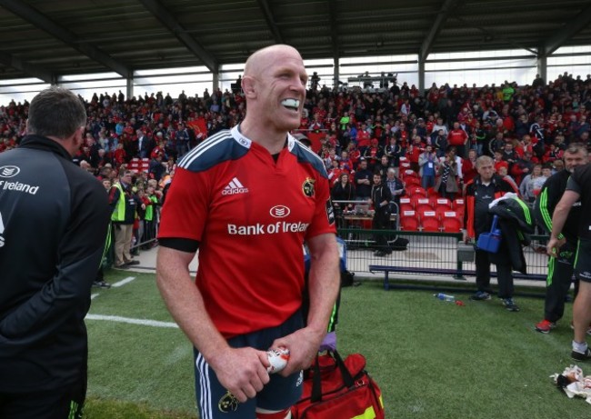 Paul O&Otilde;Connell after the game