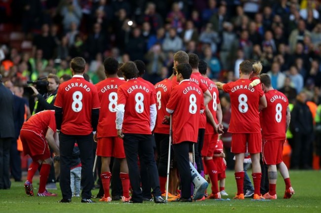 Soccer - Barclays Premier League - Liverpool v Crystal Palace - Anfield