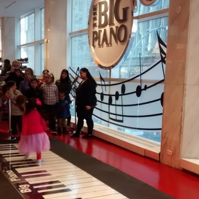 Not as big as I was expecting, but still fun. #thebigpiano