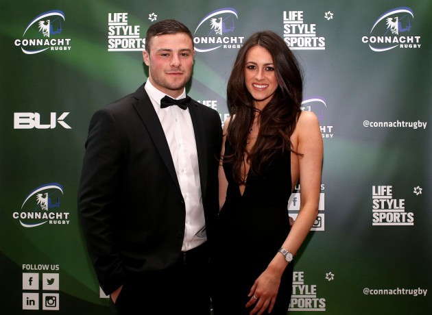 Robbie Henshaw and Sophie Marron
