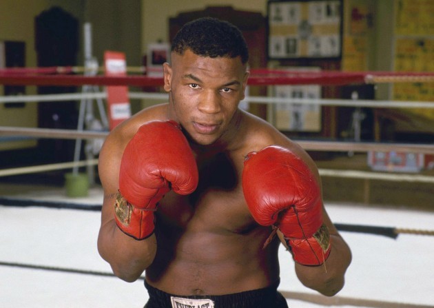 Mike Tyson Boxer Posing