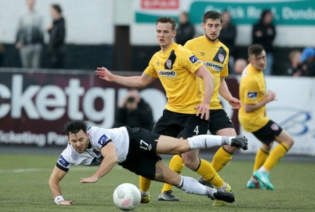 Richie Towell with Seanan Clucas