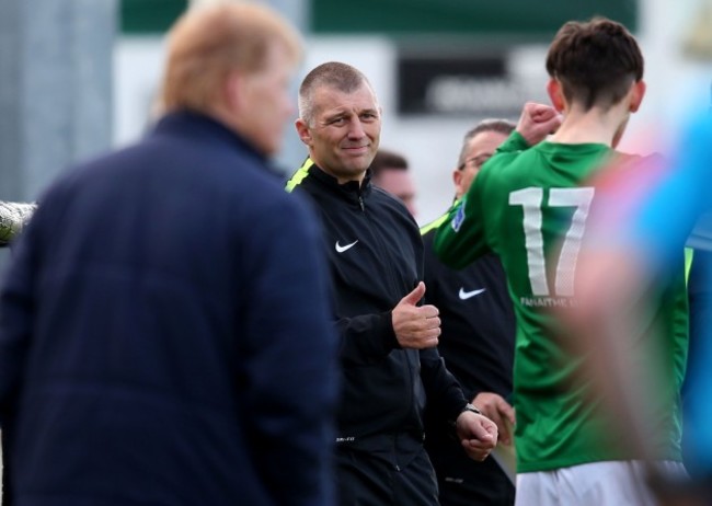 Trevor Croly at the final whistle