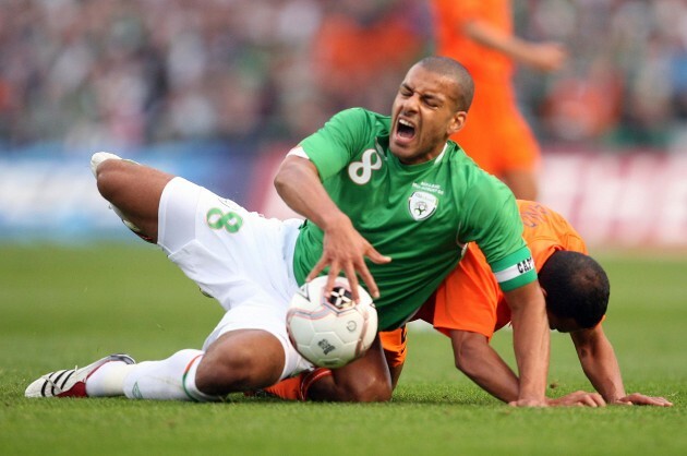 Steven Reid goes to ground