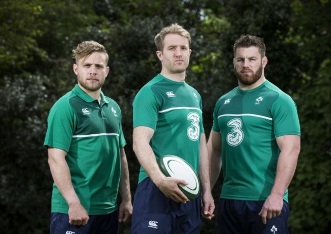 Ian Madigan, Luke Fitzgerald and Sean O'Brien