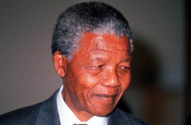 NELSON MANDELA IN IRELAND ANTI APARTHEID LEADERS
