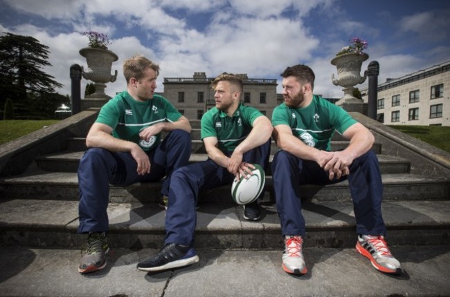 Luke Fitzgerald, Ian Madigan and Sean O'Brien