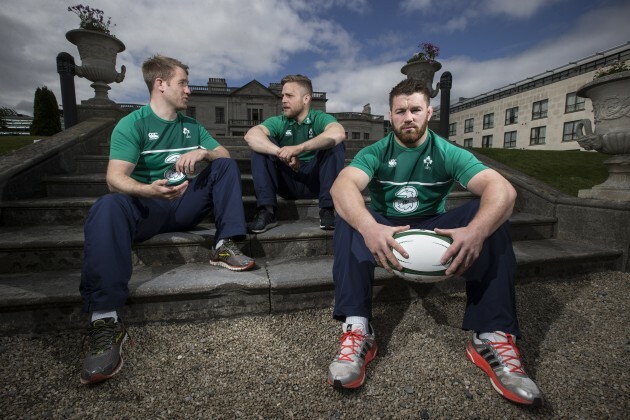 Luke Fitzgerald, Ian Madigan and Sean O'Brien