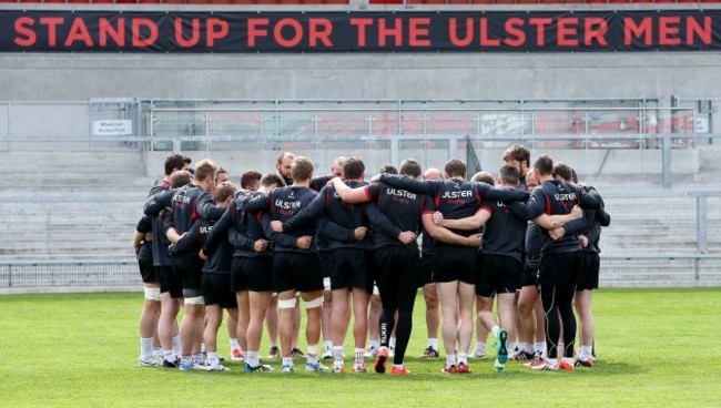View of the Ulster team