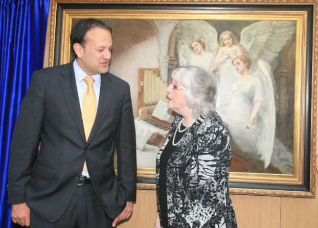 leo varadkar at mater - 2