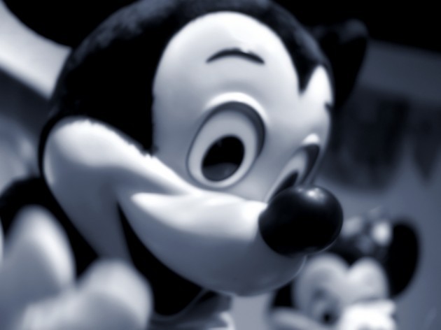 Disney - Mickey Mouse Slightly Out Of Focus - Black & White