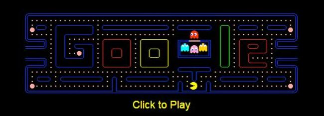 Google doodle PacMan