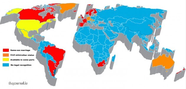 same sex marriage around the world